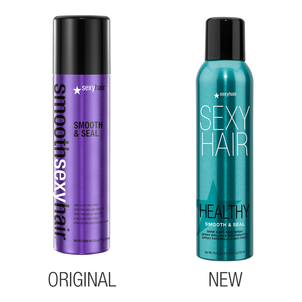 Sexy Hair Spray, Shine & Anti-Frizz, Smooth & Seal, Healthy - 6.0 oz