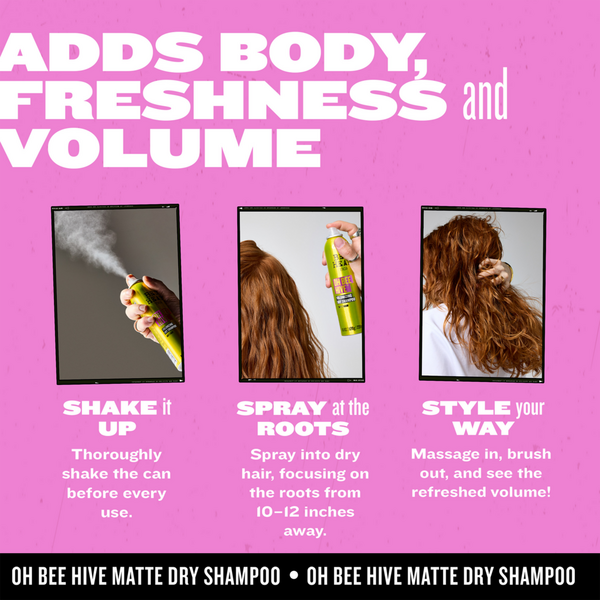 Bed Head Oh Bee Hive Volumizing Dry Shampoo For Day 2 Hair #5