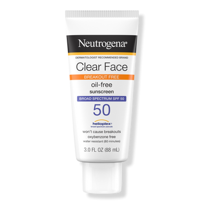 Neutrogena Clear Face Oil-Free Sunscreen SPF 50
