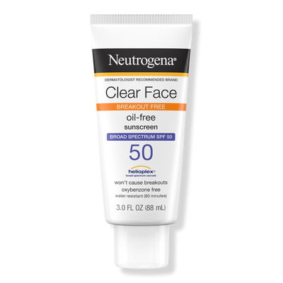 Neutrogena Clear Face Oil-Free Sunscreen SPF 50