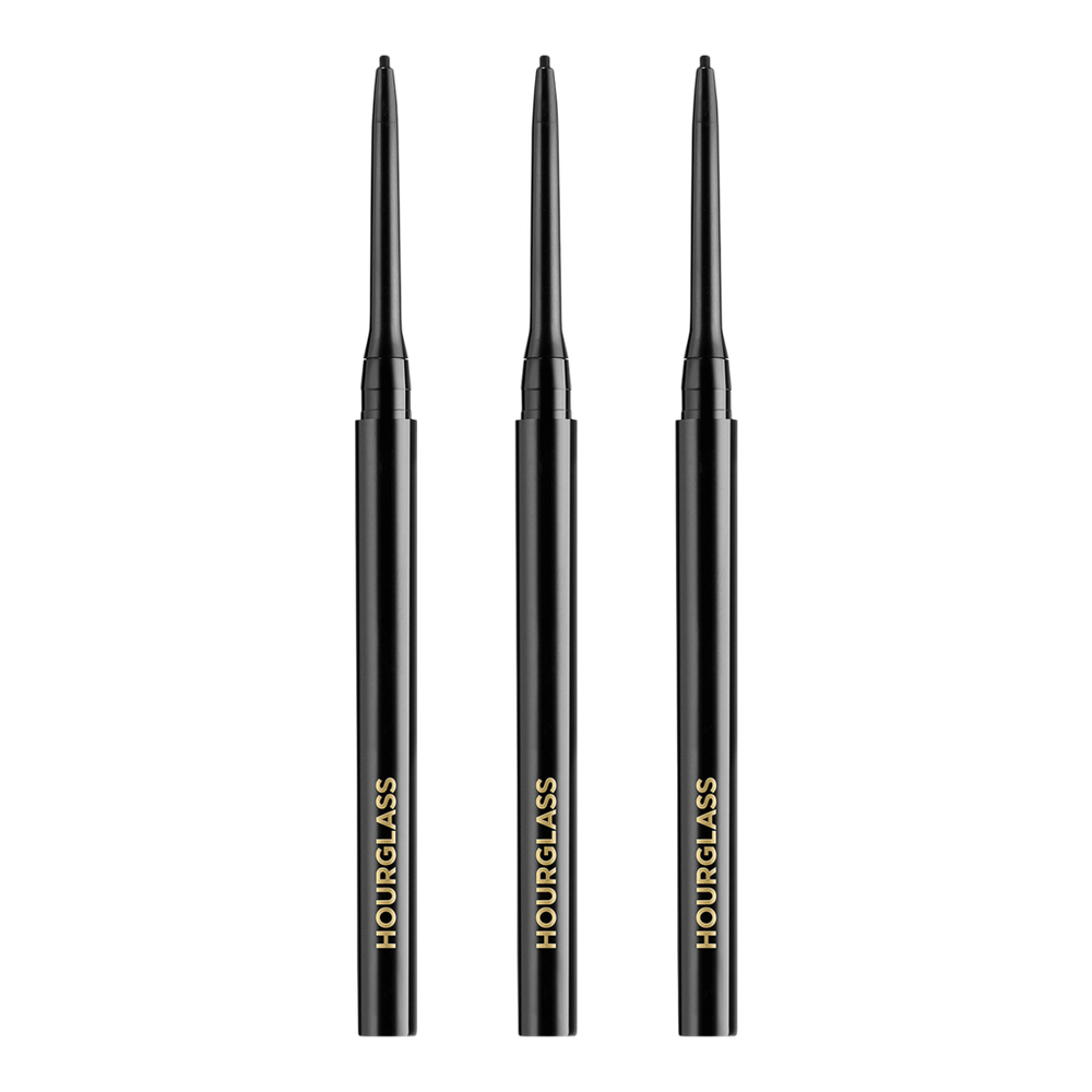 Hourglass 1.5mm Mechanical Gel Eyeliner 3 Pack - Obsidian In Black