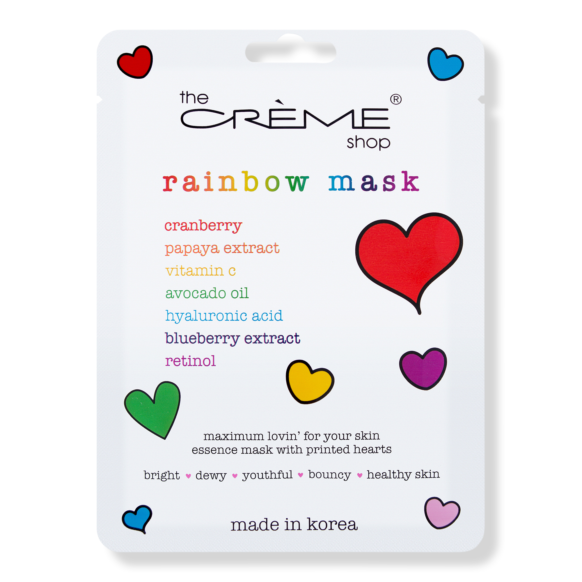 The Crème Shop Rainbow Face Mask #1