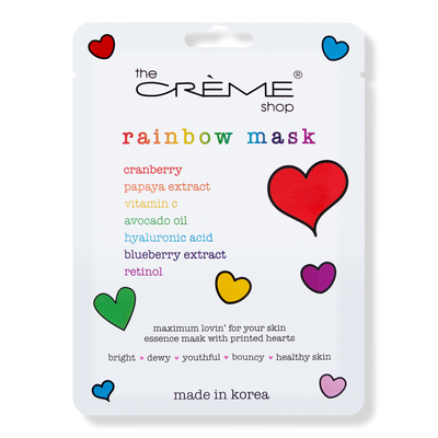 The Crème Shop Rainbow Face Mask