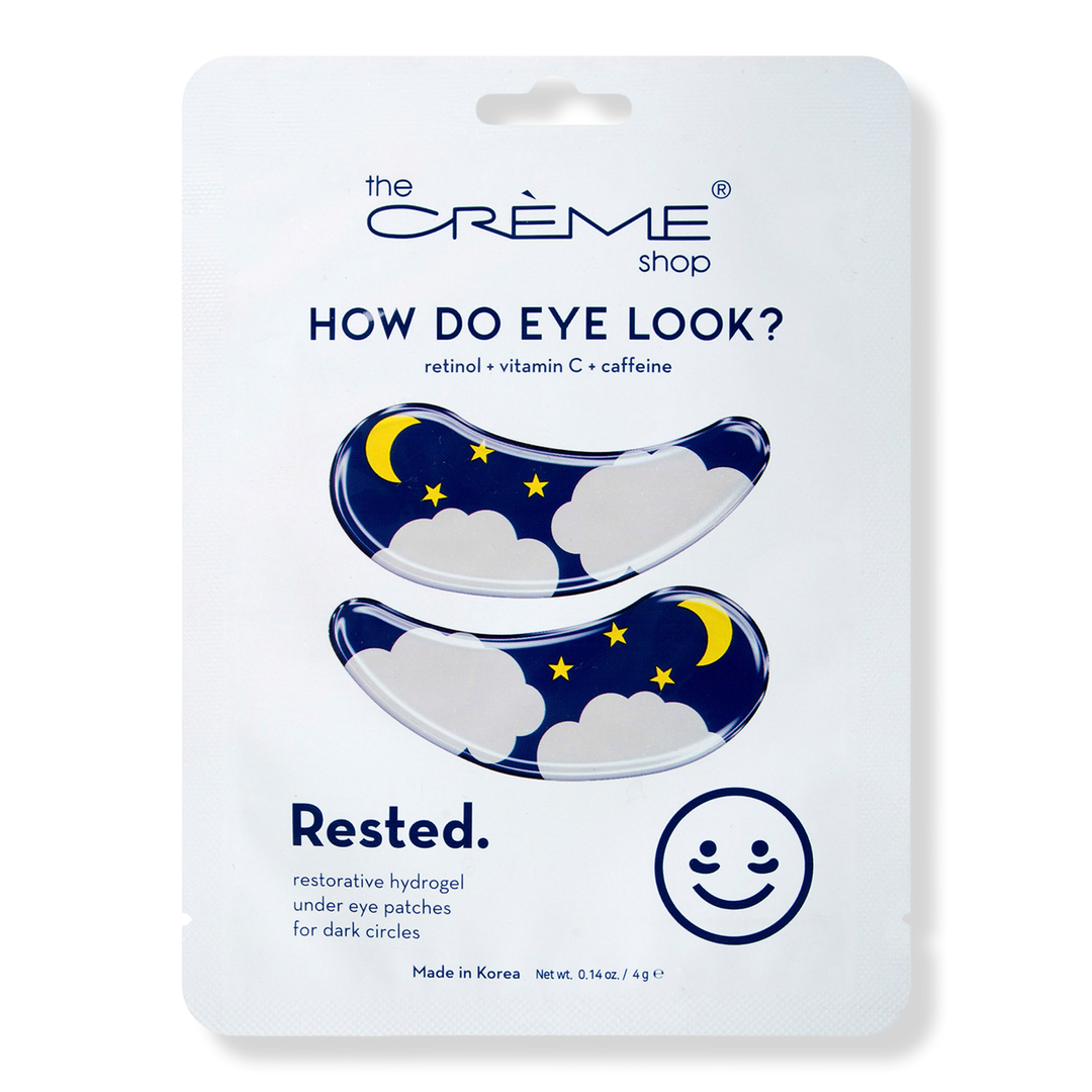 The Crème Shop How Do Eye Look? Rested Hydrogel Under Eye Patches #1