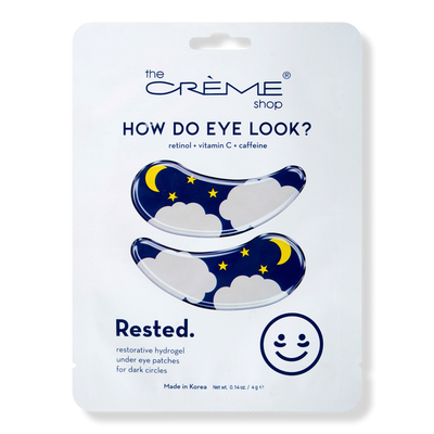 The Crème Shop How Do Eye Look? Rested Hydrogel Under Eye Patches