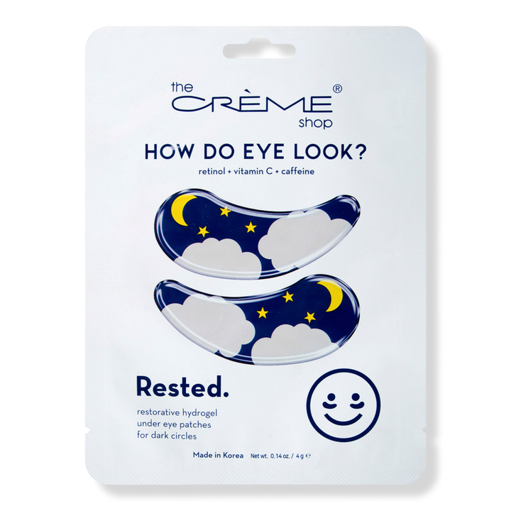 The Crème Shop How Do Eye Look? Rested Hydrogel Under Eye Patches #1