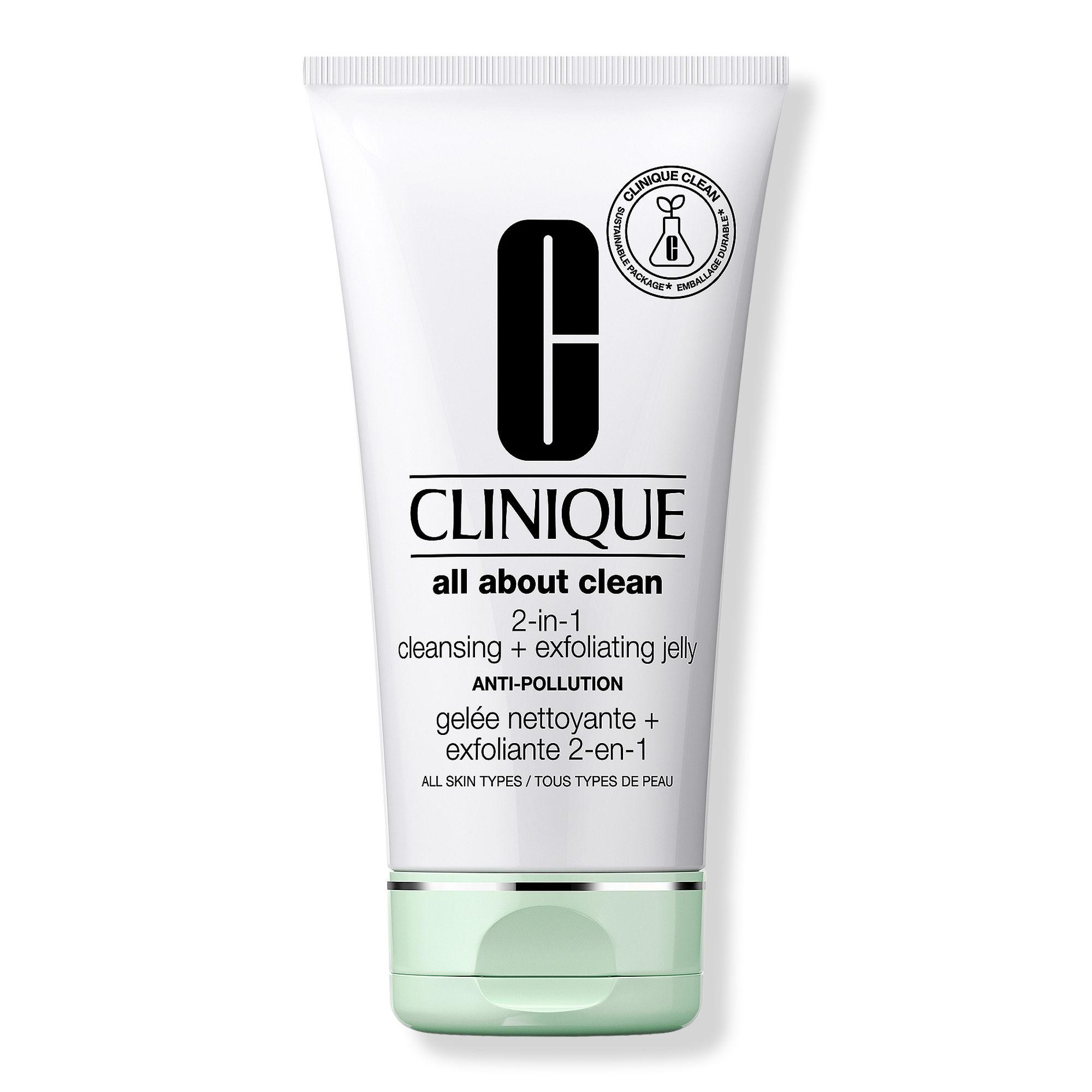 Clinique All About Clean 2-in-1 Face Cleansing + Exfoliating Jelly #1