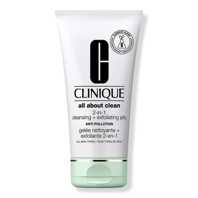Clinique All About Clean 2-in-1 Face Cleansing + Exfoliating Jelly Cleanser with Salicylic Acid