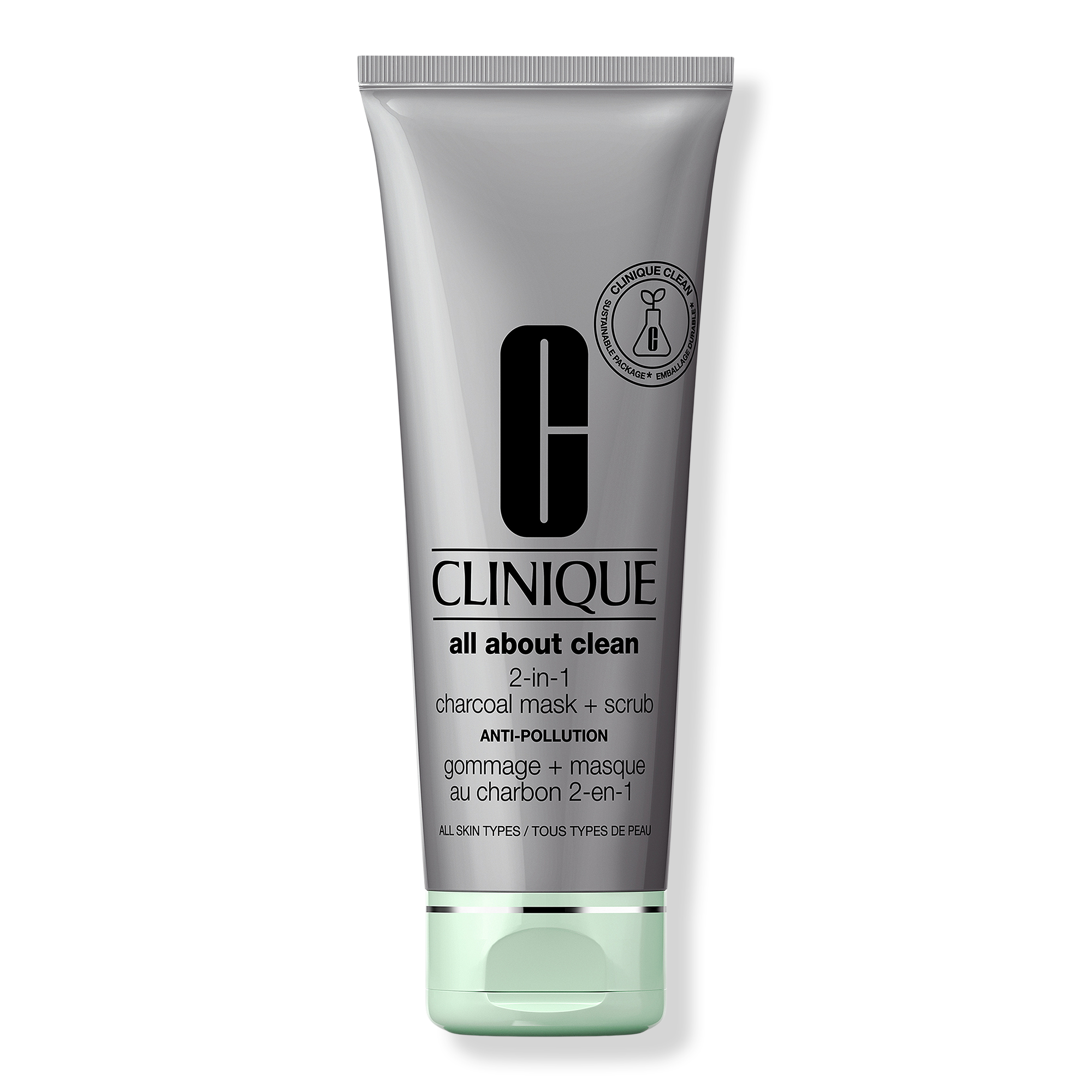 Clinique All About Clean 2-in-1 Charcoal Face Mask + Scrub #1