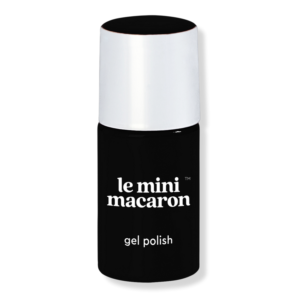 Le Mini Macaron 1-step, 3-in-1 Formula Gel Polish - Licorice In Black