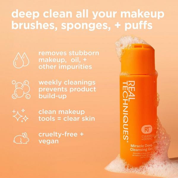 Real Techniques Miracle Deep Brush + Sponge Cleansing Gel #2