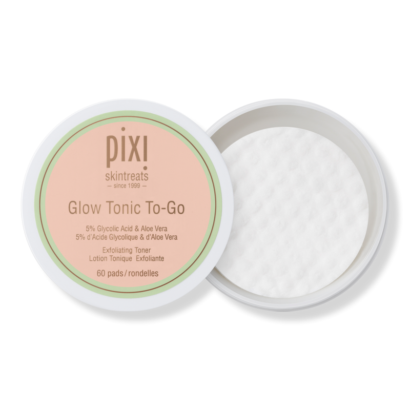 pixi glutathione Pixi - Glow Tonic To-Go 5% Glycolic Acid Exfoliating Toner Pads