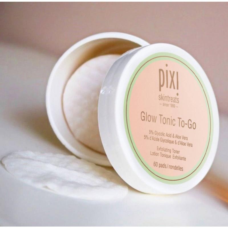 pixi glutathione tablets Pixi - Glow Tonic To-Go 5% Glycolic Acid Exfoliating Toner Pads