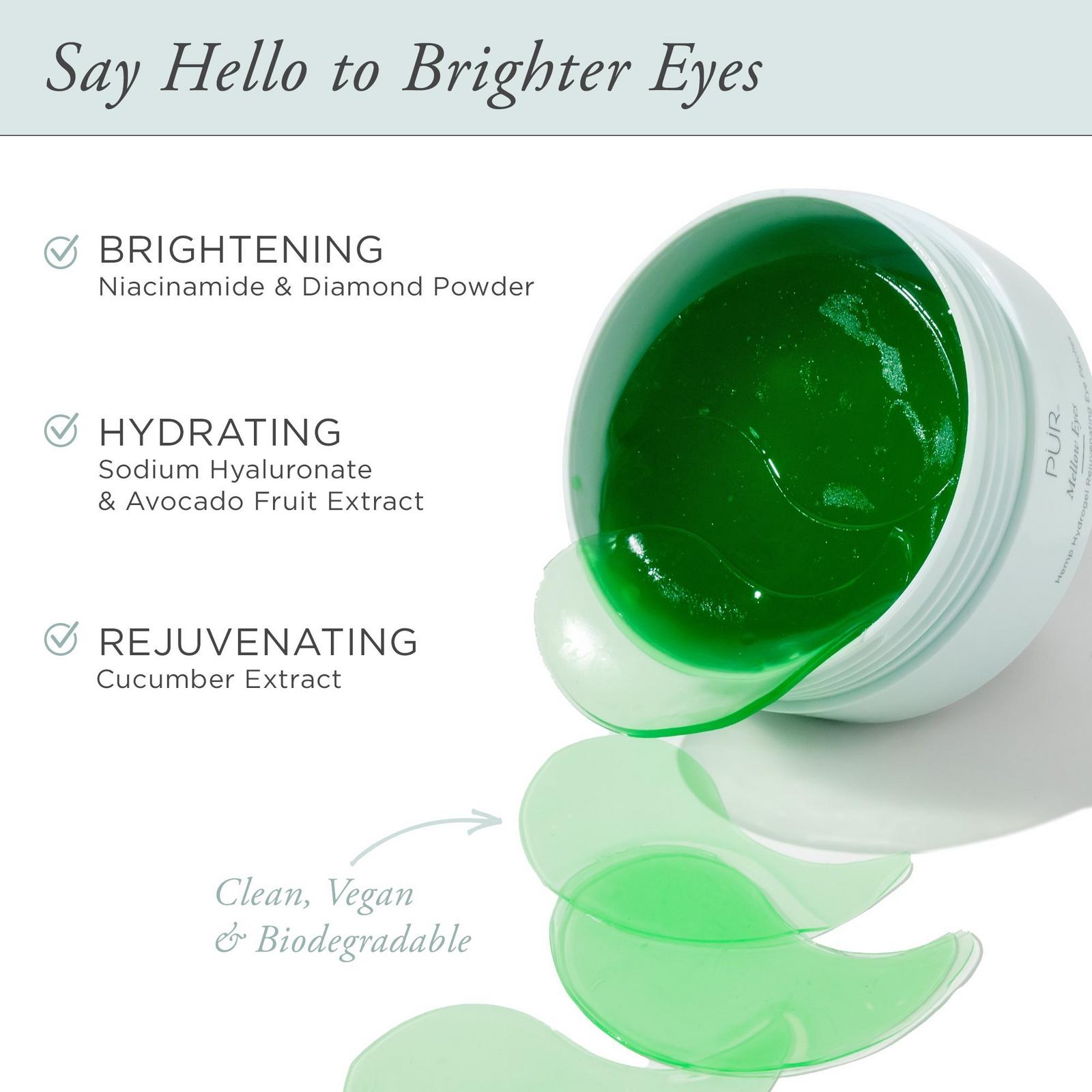 Mellow Eyes Hemp Hydrogel Rejuvenating Eye Patches