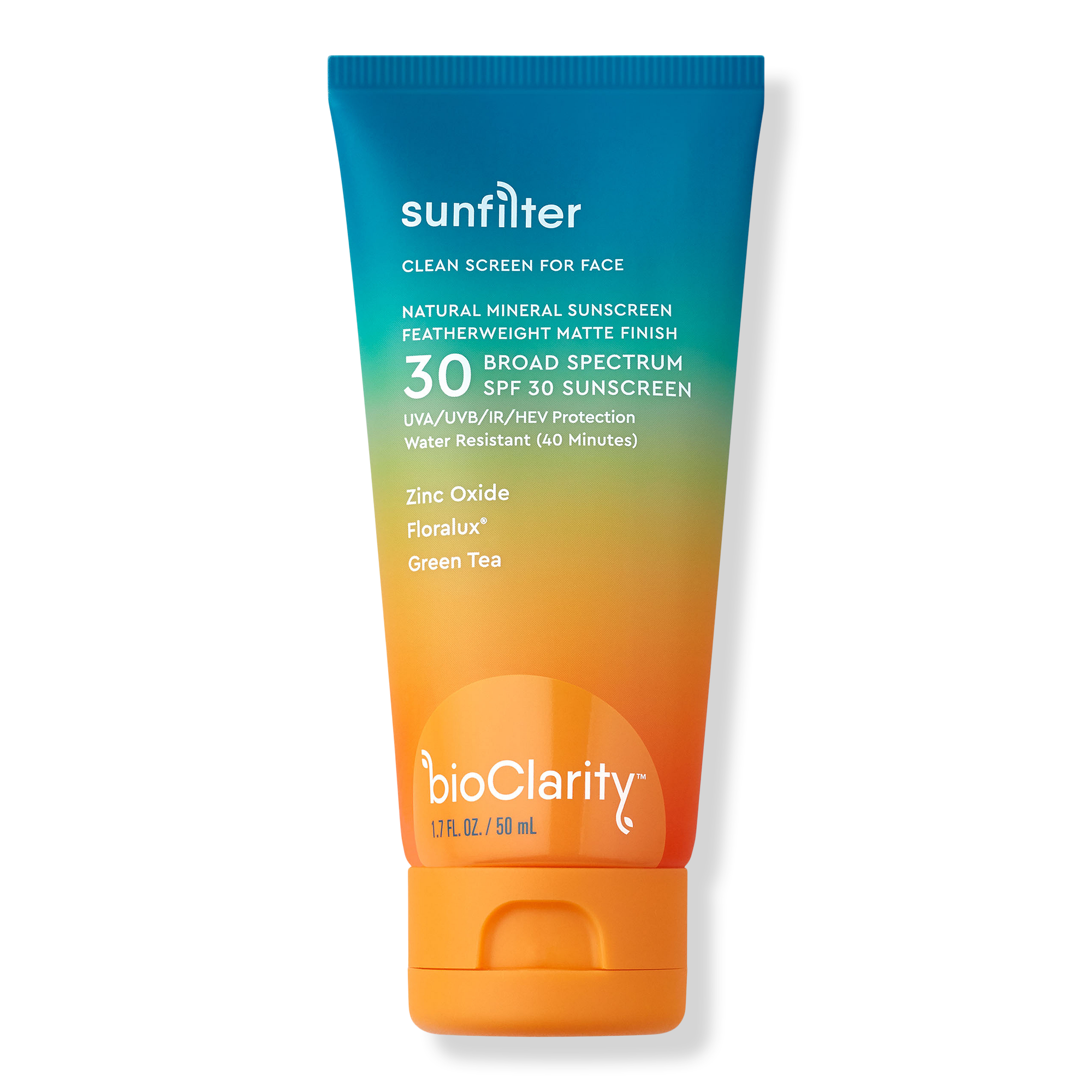 Bioclarity Sunfilter Spf 30 Mineral Face Sunscreen + 12 Hour Moisture