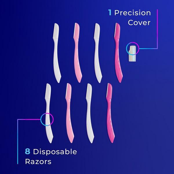 Schick Hydro Silk Touch-Up Exfoliating Dermaplaning Tool Eyebrow/Facial Razor #8