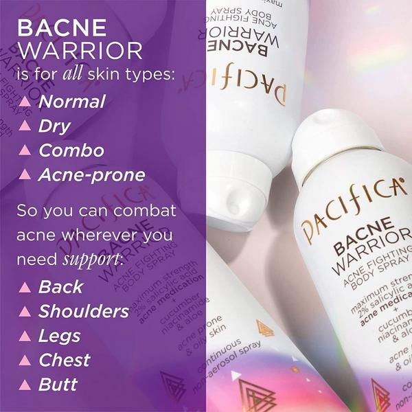 Pacifica Bacne Warrior Acne Fighting Spray for Back and Chest Acne #3