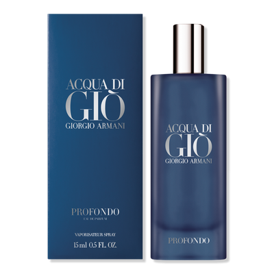 ARMANI Free Acqua Di Gio Profondo Eau de Parfum deluxe sample with select large spray purchase Free Acqua Di Gio Profondo Eau de Parfum deluxe sample with select large spray purchase