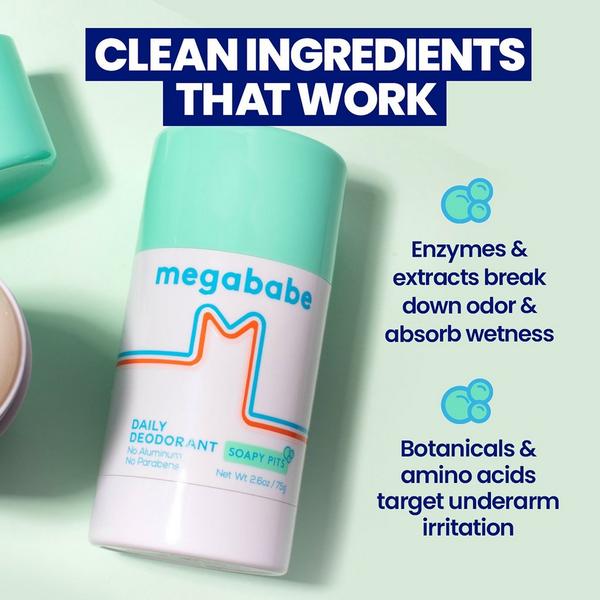 megababe Soapy Pits Aluminum-Free Clear Gel Deodorant #3