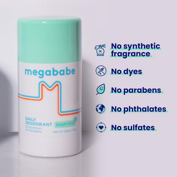 megababe Soapy Pits Aluminum-Free Clear Gel Deodorant #4