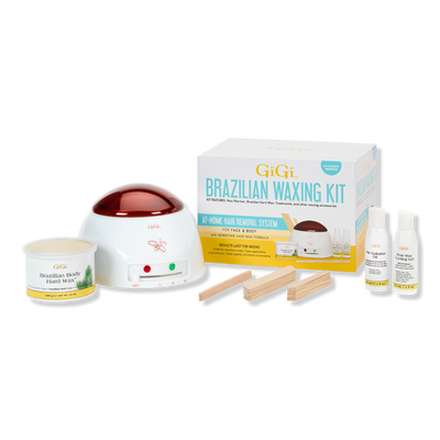Gigi Brazilian Waxing Kit, Non-strip Formula