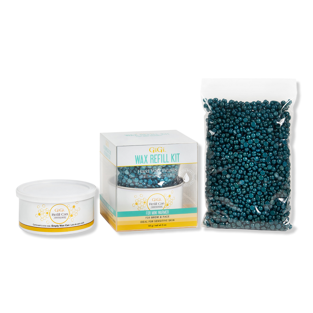 Gigi Wax Refill Kit, Hard Wax Beads and Refill Can #1