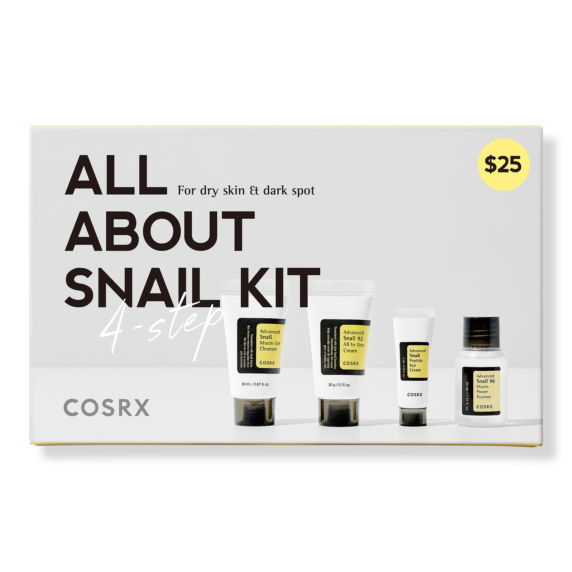 COSRX All About Snail Kit for Dry Skin & Dark Spots #1