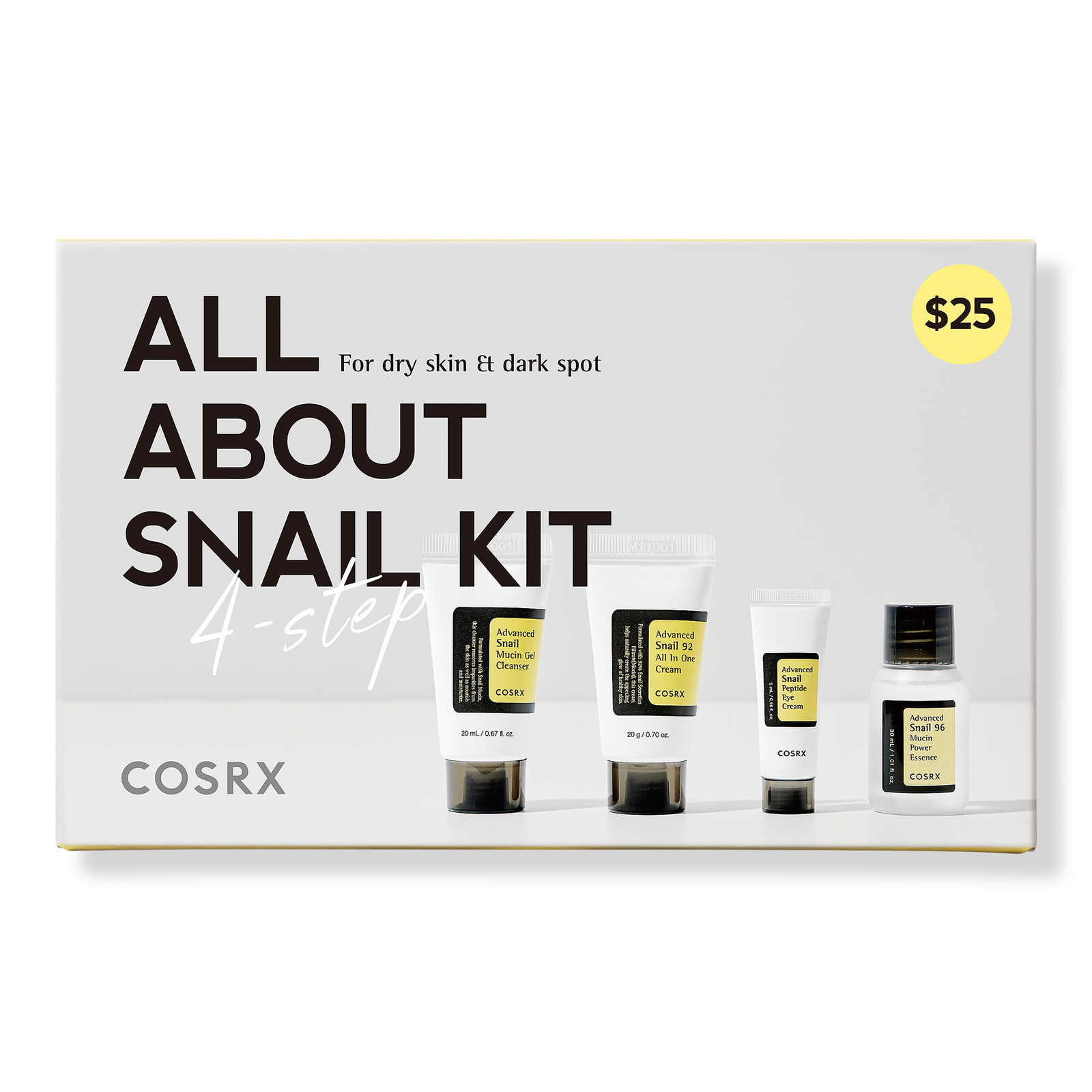 All About Snail Kit for Dry Skin & Dark Spots