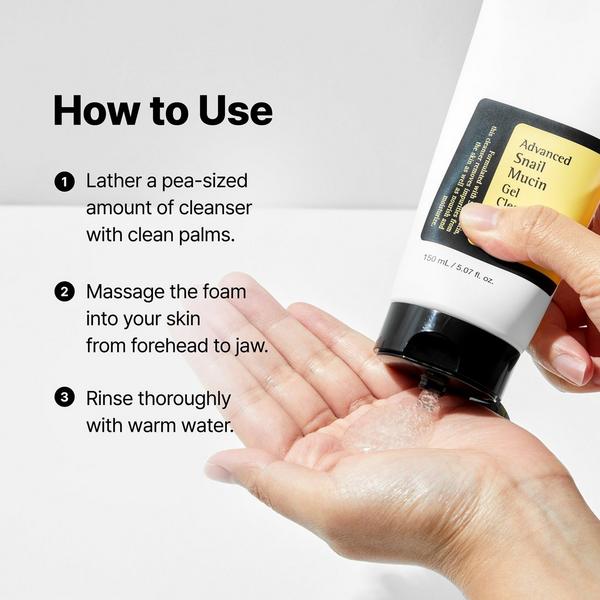 COSRX Advanced Snail Mucin Gel Cleanser #6