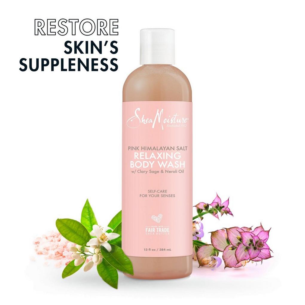 Pink Himalayan Salt Relaxing Body Wash - SheaMoisture | Ulta Beauty