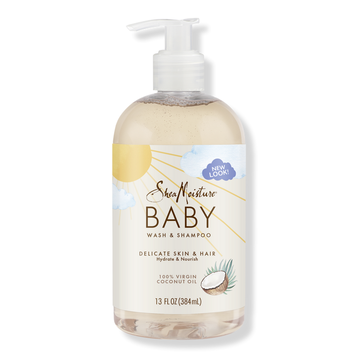 SheaMoisture 100% Virgin Coconut Oil Baby Wash and Shampoo #1