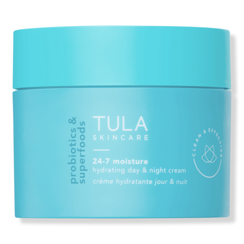 TULA Skin Care 24-7 Hydrating Day & Night Cream - Anti-Aging Moisturizer  for Face, Contains Watermelon & Blueberry Extract, 1.5 oz.