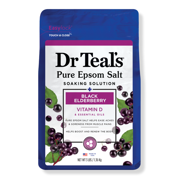 Dr Teal's Black Elderberry Pure Epsom Salt Soaking Solution #1
