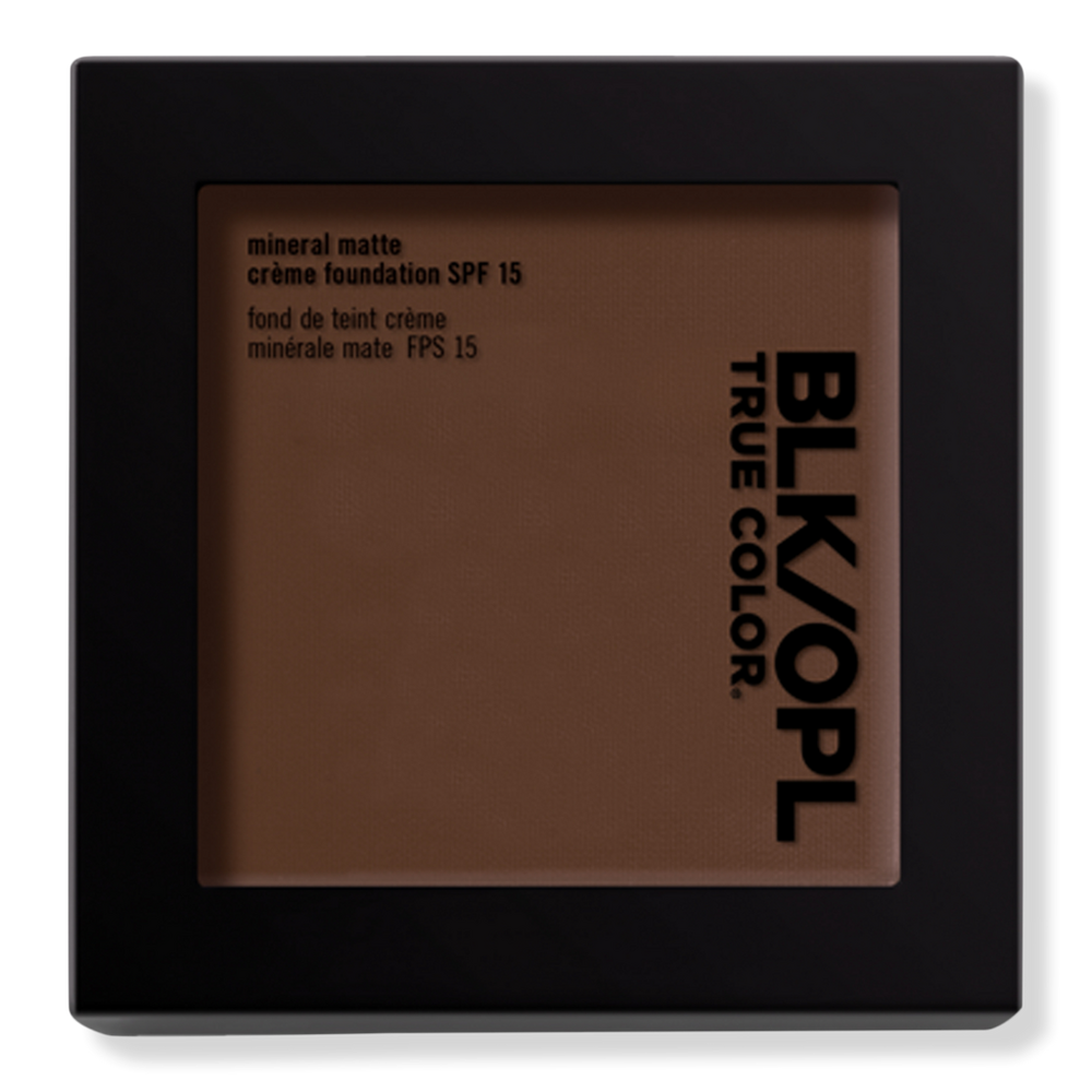 Blk/opl True Color Mineral Matte Creme Powder Foundation Spf 15 - Ebony Brown