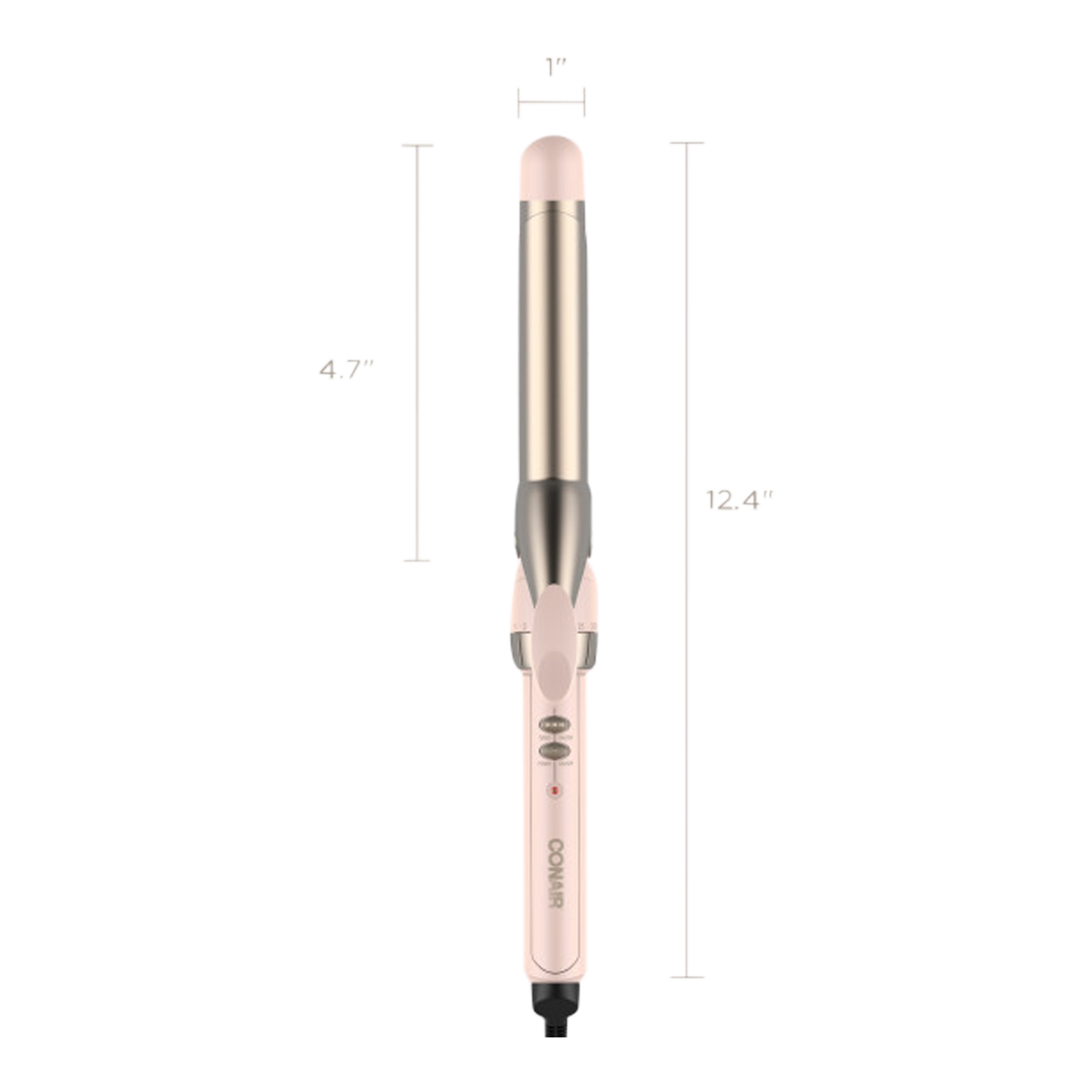 Double Ceramic 1'' Curling Iron