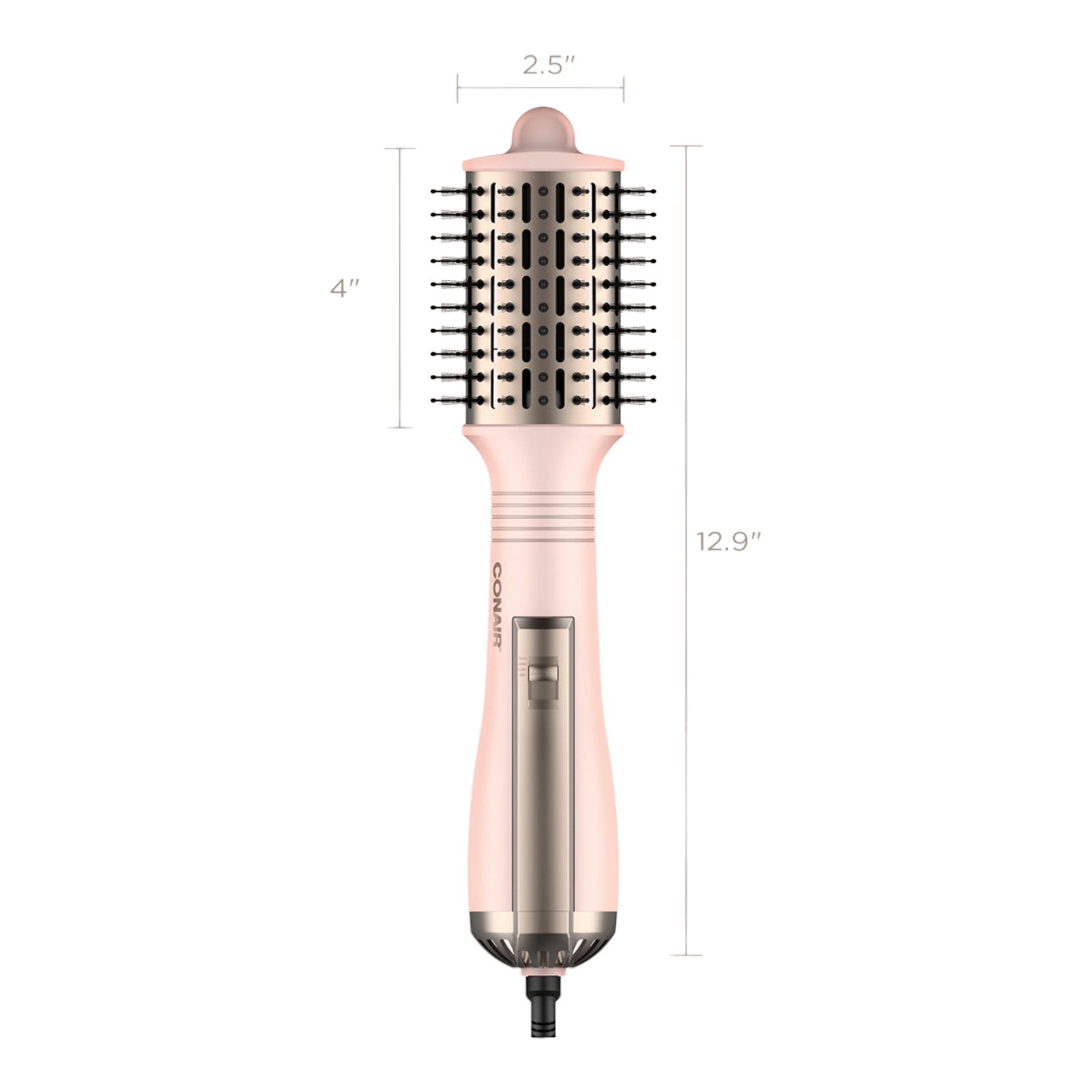 Double Ceramic Medium Oval Dryer Brush