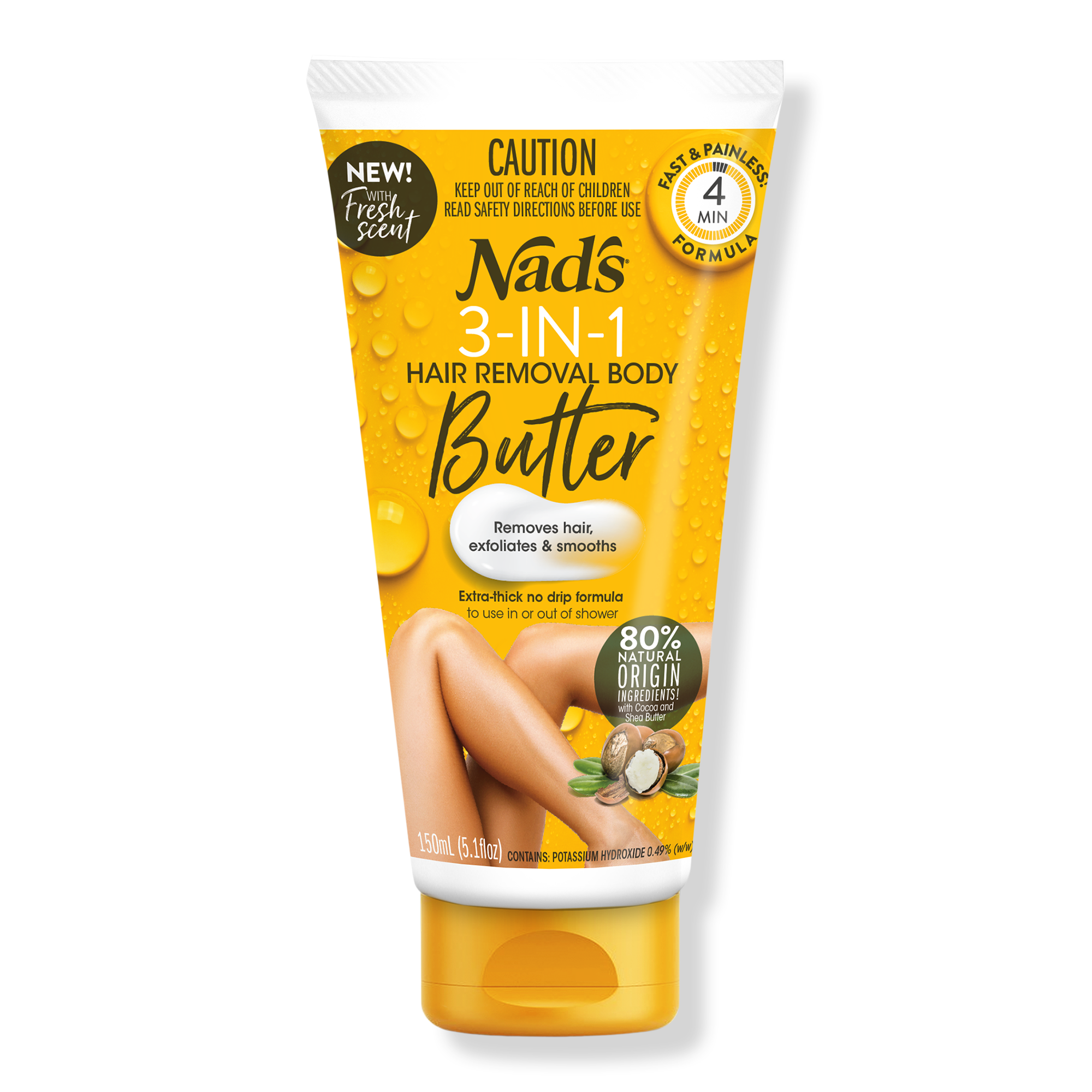 Nads Natural 3-In-1 Body Butter Hair Removal Cream #1