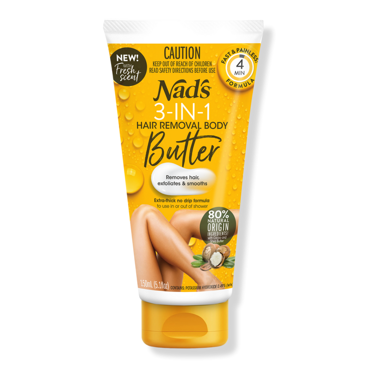 Nads Natural 3-In-1 Body Butter Hair Removal Cream #1