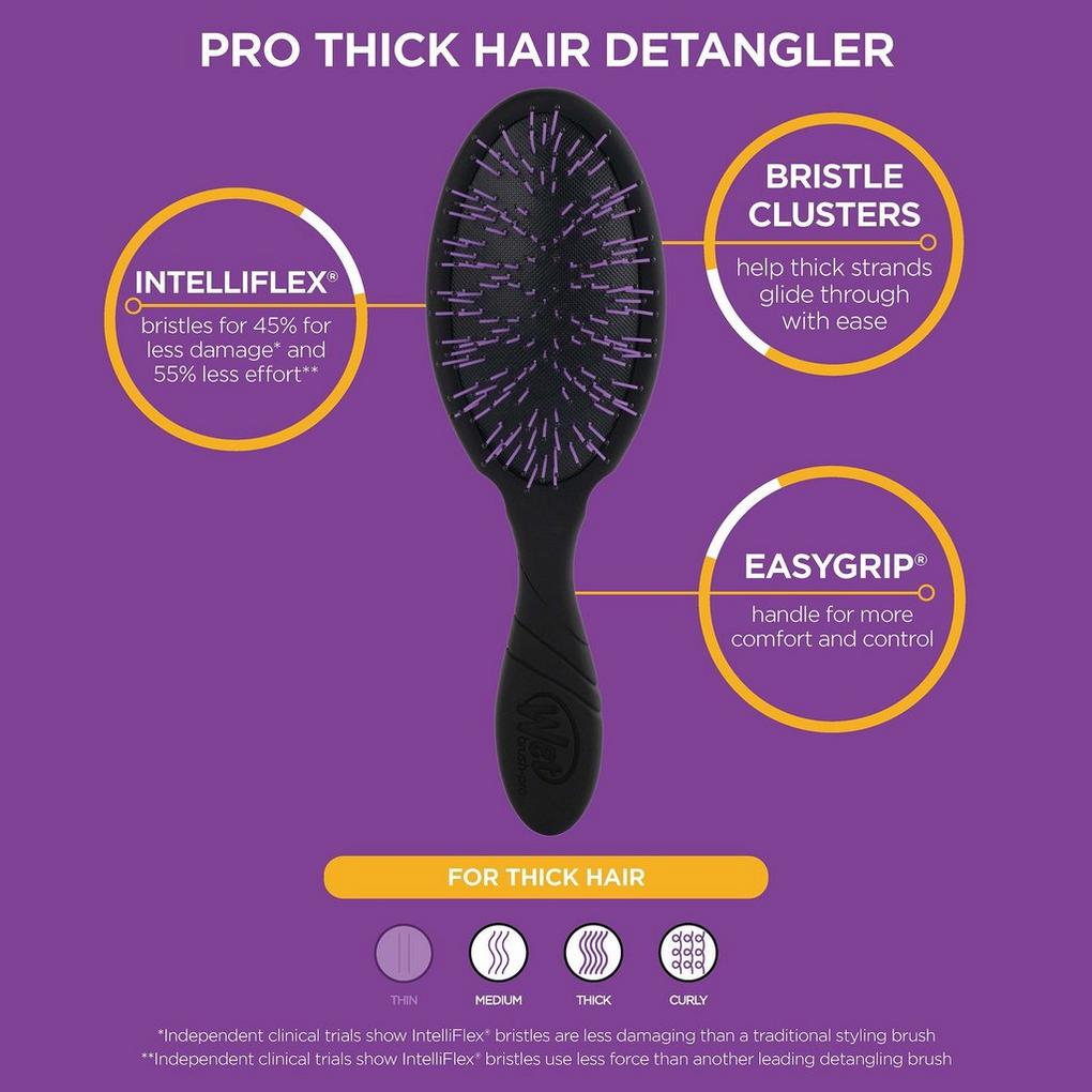 Kitsch Wet Dry Brush Detangling Brush - Soft Bristle Hair Brushes for Women  | Straight & Curly Hair Brush | Holiday Gift | Hairbrush for All Hair