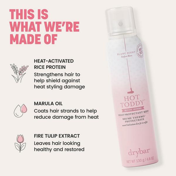 Drybar Hot Toddy Heat Protectant Mist Coconut Colada Scent #4