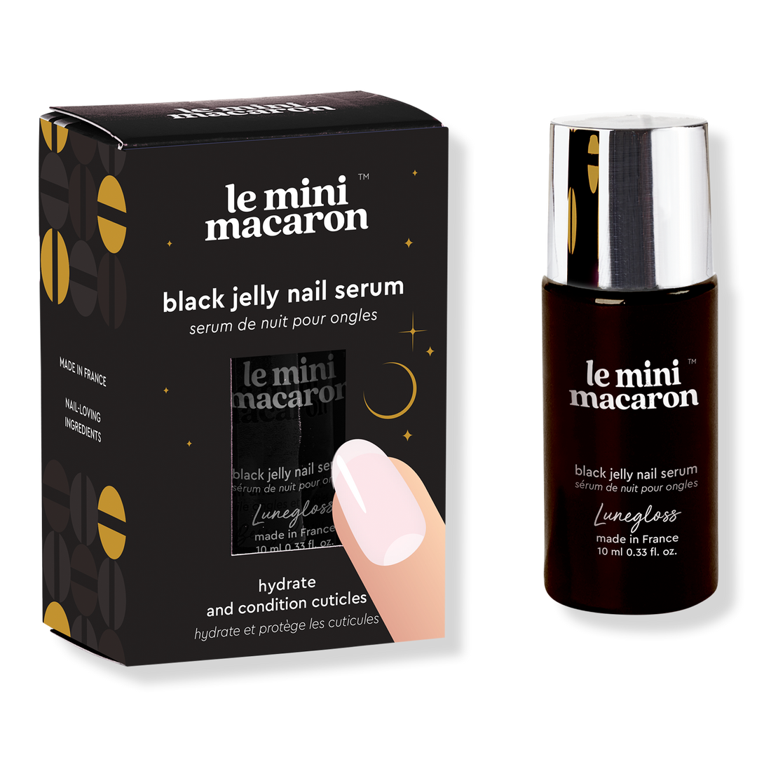 Le Mini Macaron Lunegloss Black Jelly Nail Serum #1