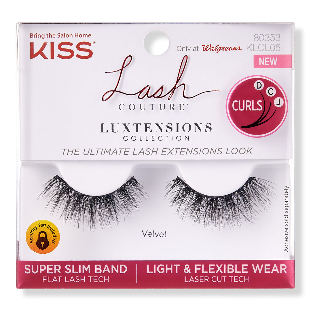 Kiss Lash Couture Luxtensions, Velvet #1