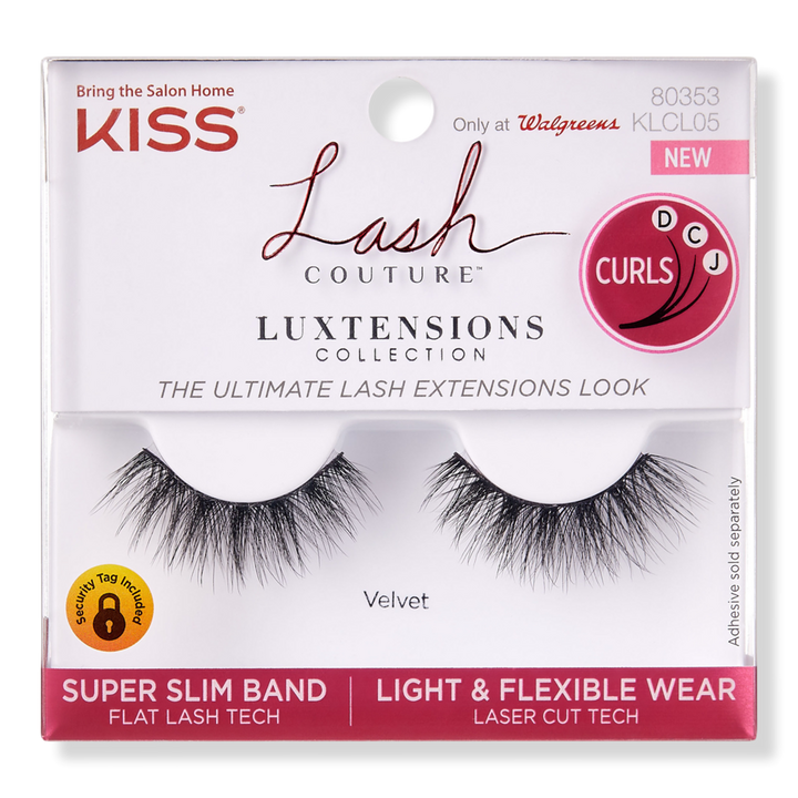 Kiss Lash Couture Luxtensions, Velvet #1