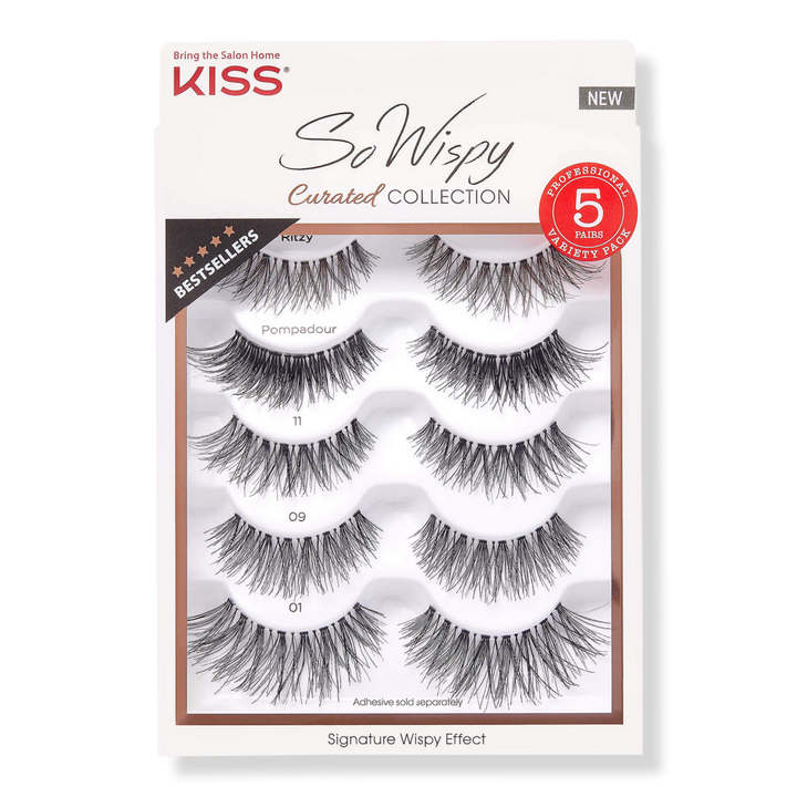 Kiss So Wispy Curated Bestsellers Lash Collection #1