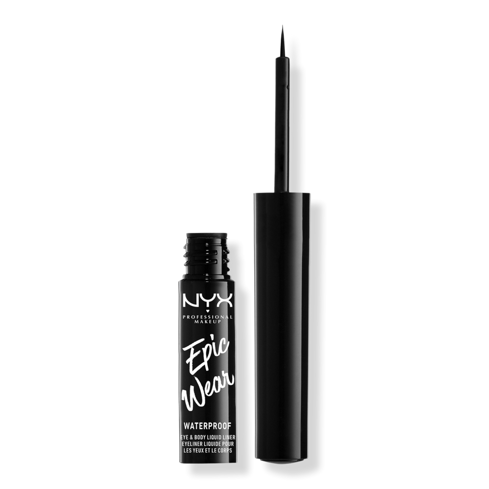 Nyx Professional Makeup Epic Wear Metallic Long-lasting Liquid Eyeliner - Black Metal