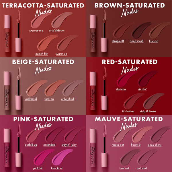 Lip Lingerie XXL Labial Líquido Mate de Larga Duración 6