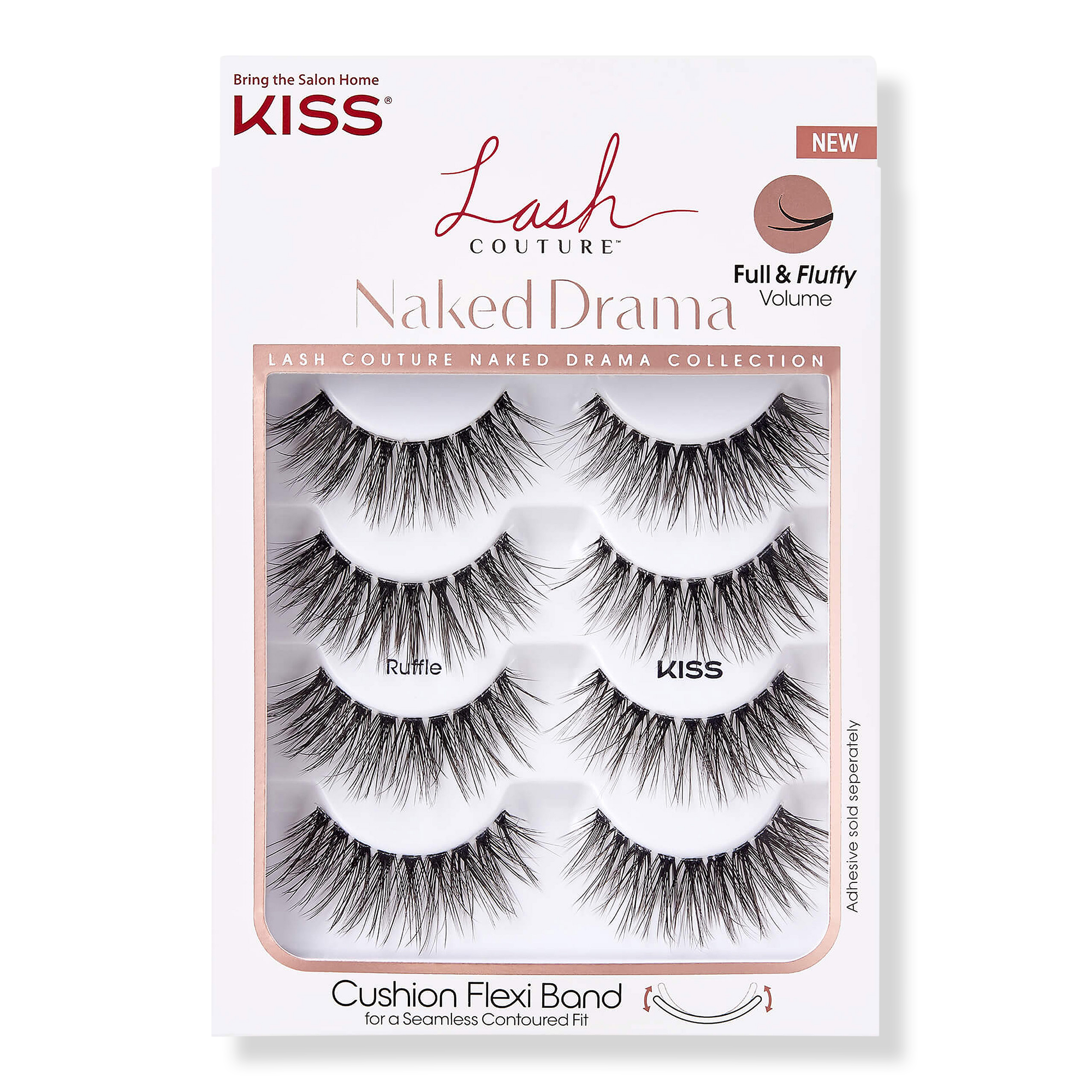 Kiss Lash Couture Naked Drama Multipack, Ruffle #1