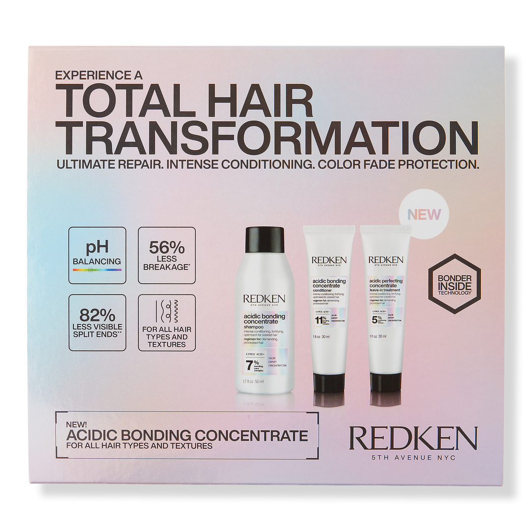 Redken Acidic Bonding Concentrate Travel Kit for Damaged Hair #1