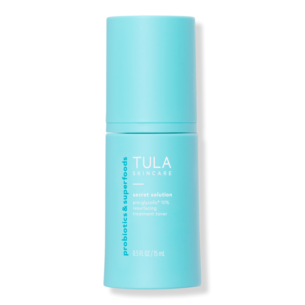 Tula Mini Secret Solution Pro-glycolic 10% Resurfacing Treatment Toner - 0.5 oz