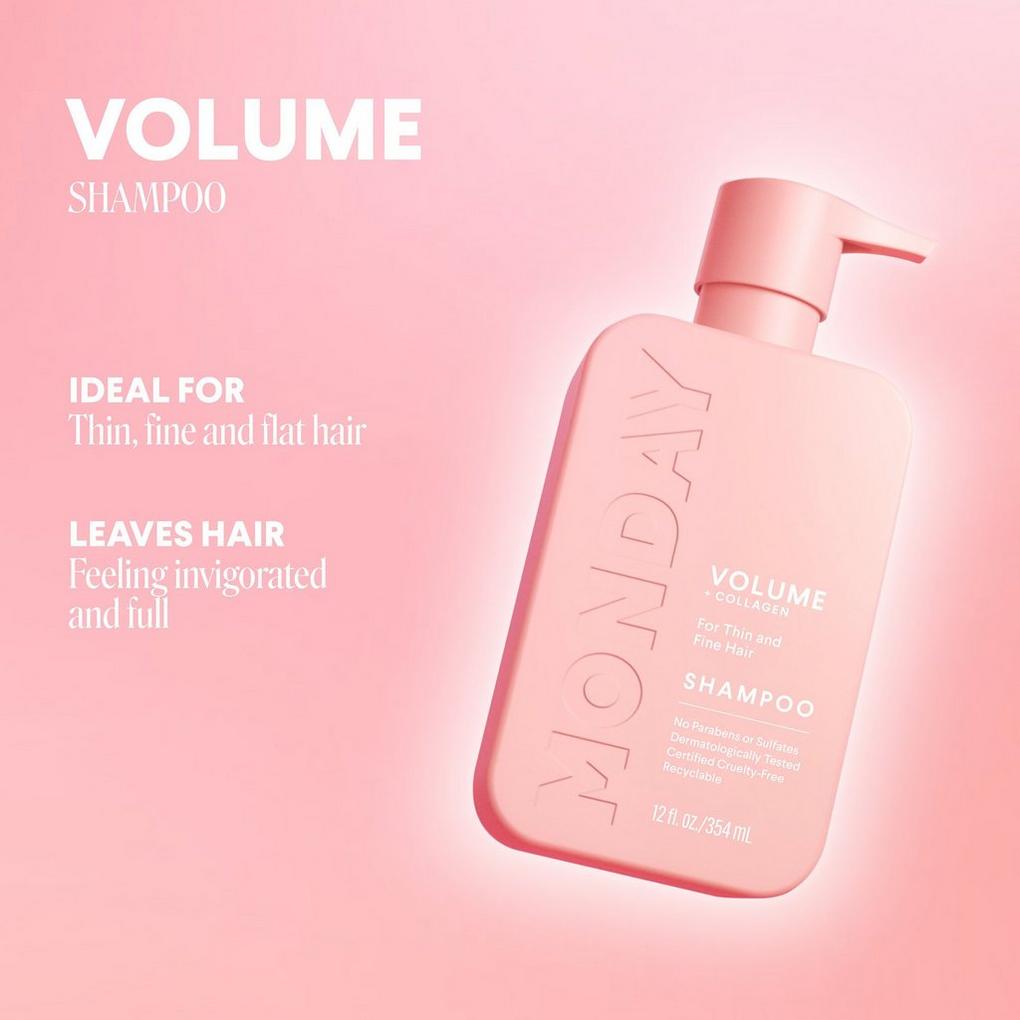  MONDAY Moisture Shampoo + Conditioner Set, 30oz Each